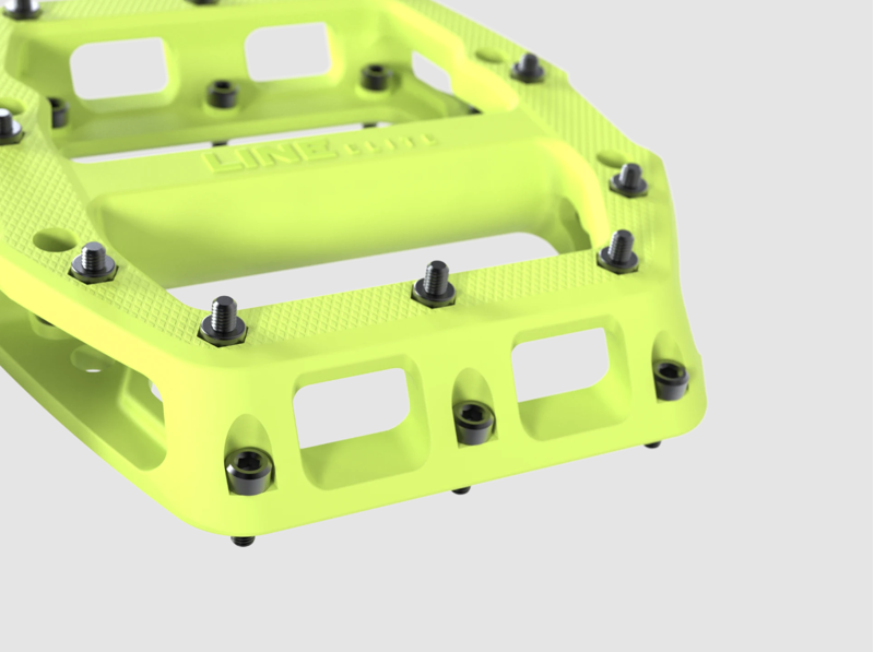 Trek Line Elite Flat Pedal Set in Volt-1